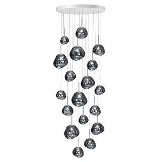 Multi Lava Round Pendant Lamp-Neutral Decor