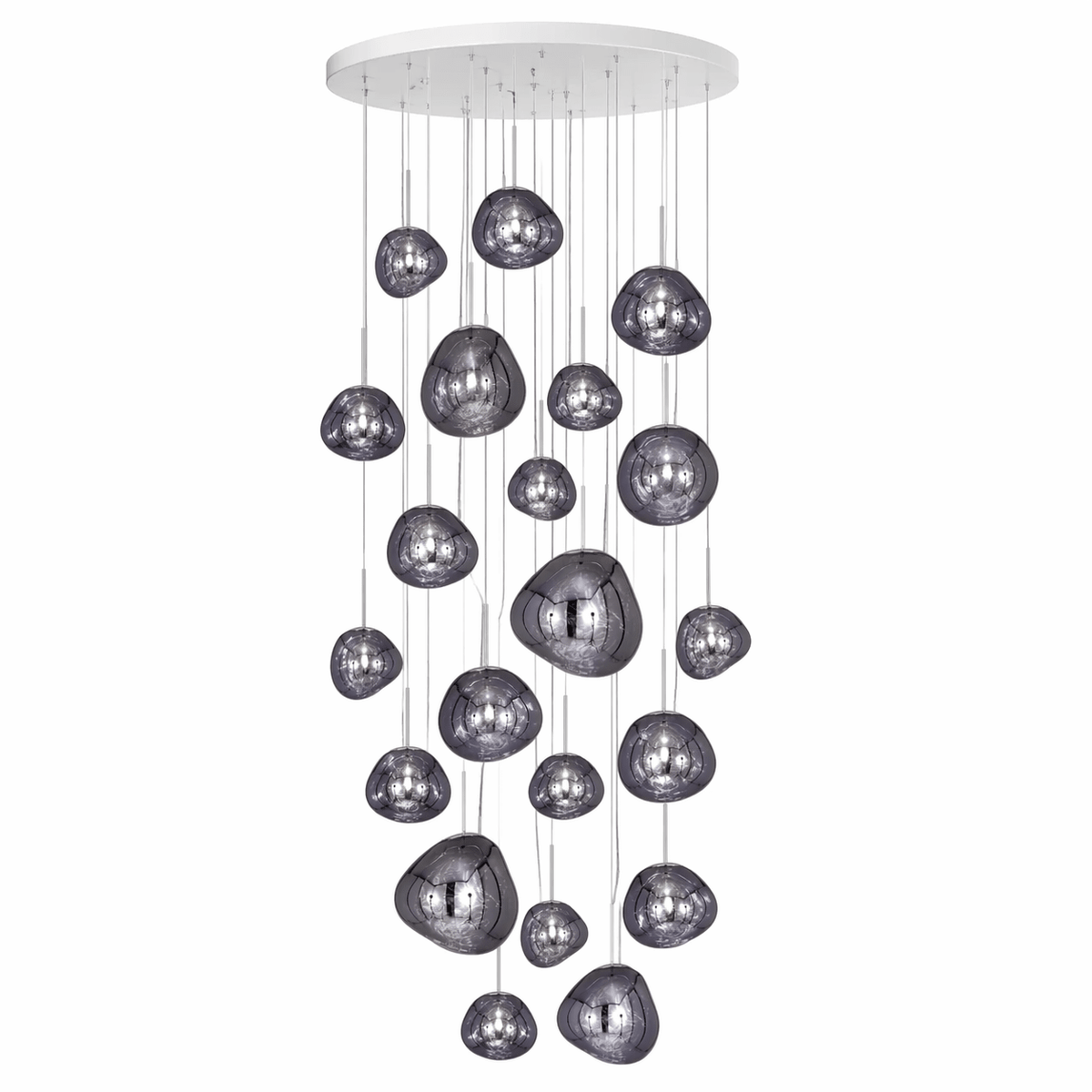 Multi Lava Round Pendant Lamp-Neutral Decor