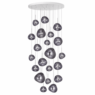 Multi Lava Round Pendant Lamp-Neutral Decor