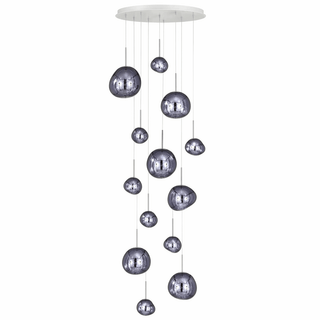 Multi Lava Round Pendant Lamp-Neutral Decor