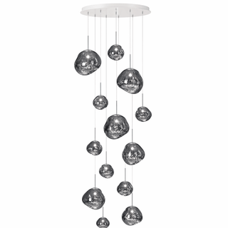 Multi Lava Round Pendant Lamp-Neutral Decor