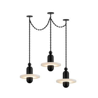 Orbital Drift Chain Chandelier-Neutral Decor