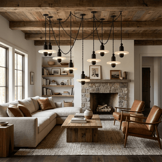 Orbital Drift Chain Chandelier-Neutral Decor