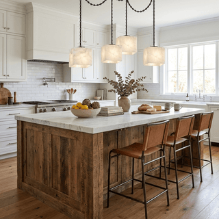 Cascade Chain Cube Chandelier-Neutral Decor