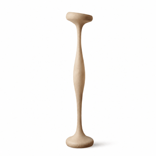 Sculptural Tall Floor Lamp-Neutral Decor