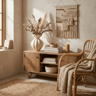 Fluted Bloom Ceramic Vase-Neutral Decor