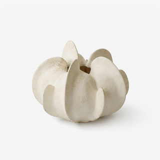 Magnolia Bloom Ceramic Sculpture Vase-Neutral Decor