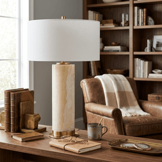 Vesper Onyx Table Lamp-Neutral Decor