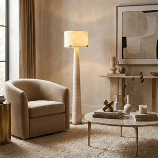 Aterion Alabaster Floor Lamp-Neutral Decor