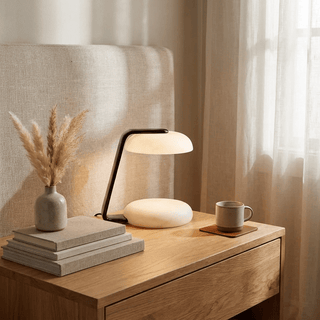 Petralis Alabaster Table Lamp-Neutral Decor