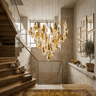 Petalia Cascade Chandelier-Neutral Decor