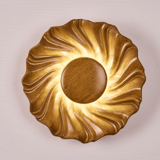 Solar Spiral Wall Sconce-Neutral Decor