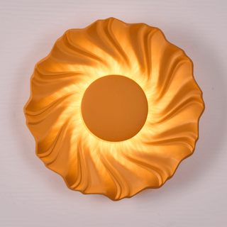 Solar Spiral Wall Sconce-Neutral Decor