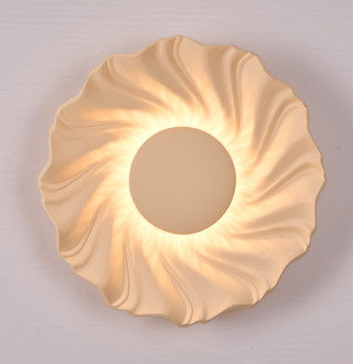 Solar Spiral Wall Sconce-Neutral Decor