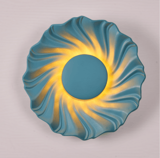 Solar Spiral Wall Sconce-Neutral Decor