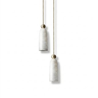 Alabaster Bell Cluster Pendant Lamp-Neutral Decor
