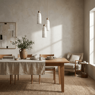 Alabaster Bell Cluster Pendant Lamp-Neutral Decor