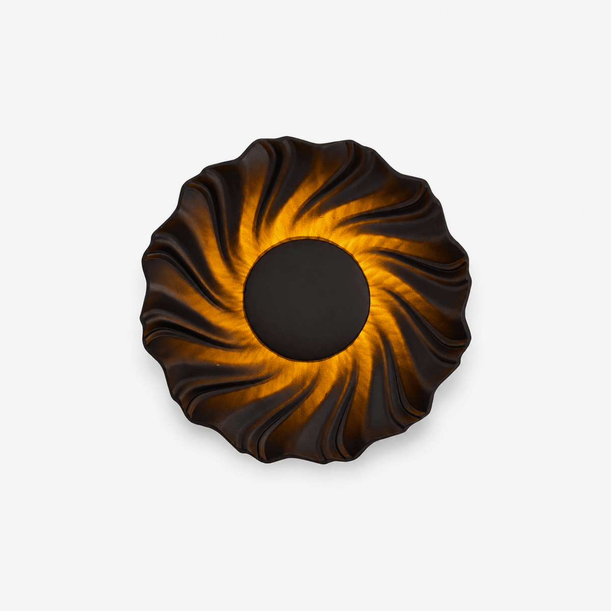Solar Spiral Wall Sconce-Neutral Decor
