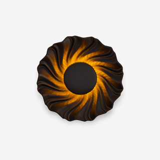 Solar Spiral Wall Sconce-Neutral Decor