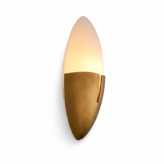 Gilded Cocoon Wall Lamp-Neutral Decor