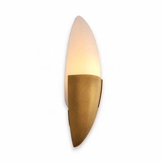 Gilded Cocoon Wall Lamp-Neutral Decor
