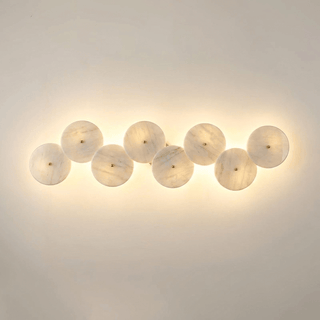 Cluster Alabaster Sconce-Neutral Decor