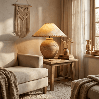 Cottura Terracotta Table Lamp-Neutral Decor