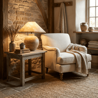 Cottura Terracotta Table Lamp-Neutral Decor