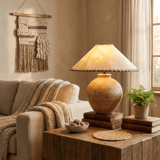 Cottura Terracotta Table Lamp-Neutral Decor