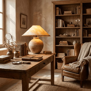 Cottura Terracotta Table Lamp-Neutral Decor