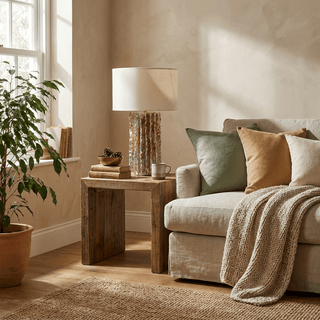 Scorza Ceramic Table Lamp-Neutral Decor