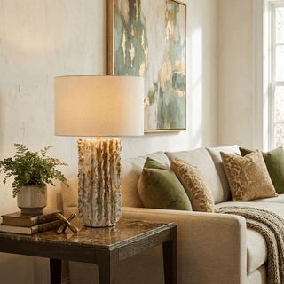 Scorza Ceramic Table Lamp-Neutral Decor