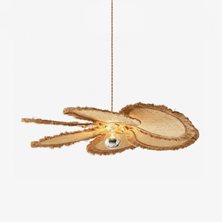 Sfrangia Raffia Pendant Lamp-Neutral Decor