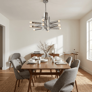 Sputnik Chrome Chandelier-Neutral Decor
