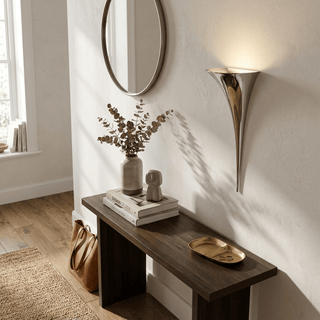 Torch Cone Wall Sconce-Neutral Decor