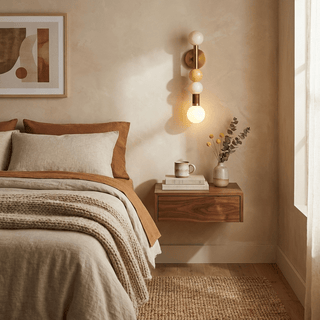 Stacked Sphere Wall Sconce-Neutral Decor