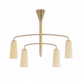 Spiral Tiered Chandelier-Neutral Decor