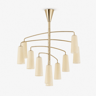 Spiral Tiered Chandelier-Neutral Decor