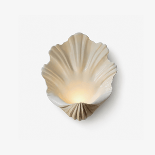 Shell Wall Sconce-Neutral Decor