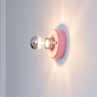 Mini Disc Wall Sconce-Neutral Decor