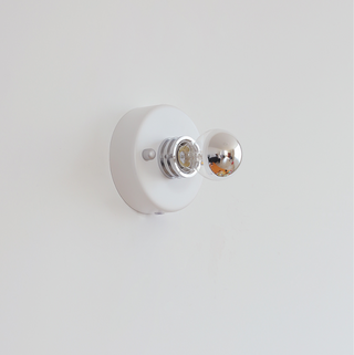 Mini Disc Wall Sconce-Neutral Decor