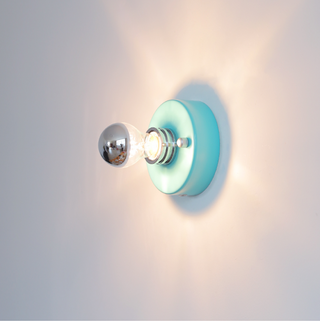 Mini Disc Wall Sconce-Neutral Decor