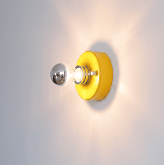 Mini Disc Wall Sconce-Neutral Decor