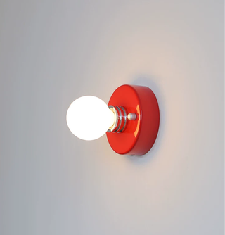 Mini Disc Wall Sconce-Neutral Decor