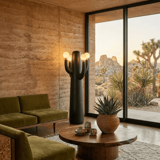 Art Cactus Floor Lamp-Neutral Decor