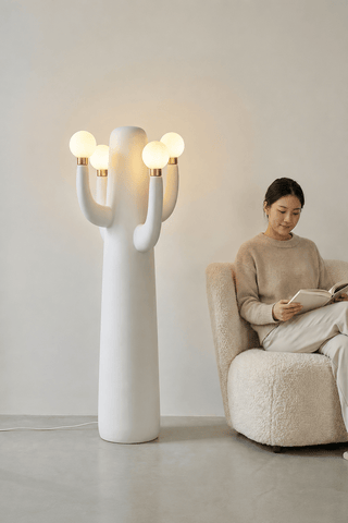 Art Cactus Floor Lamp-Neutral Decor