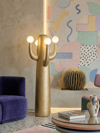 Art Cactus Floor Lamp-Neutral Decor