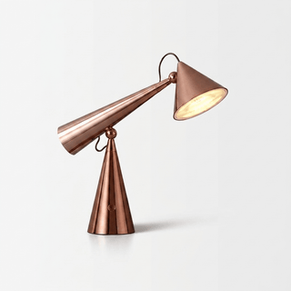 Articulated Cone Table Lamp-Neutral Decor