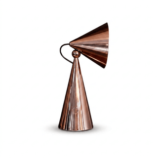 Rechargeable Cone Table Lamp-Neutral Decor