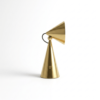 Rechargeable Cone Table Lamp-Neutral Decor